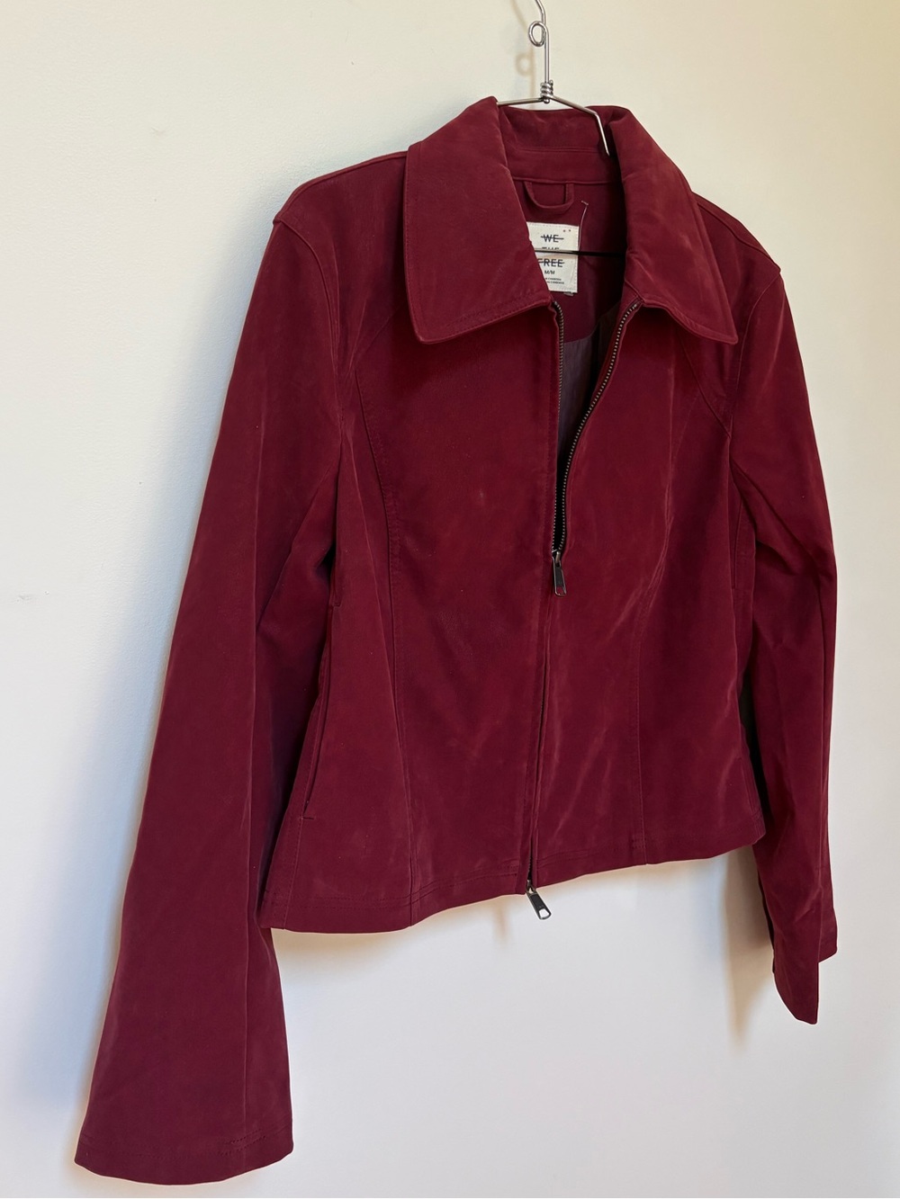 NWOT Free People We The Free River Vegan Suede Jacket Size Medium - Picture 3 of 15
